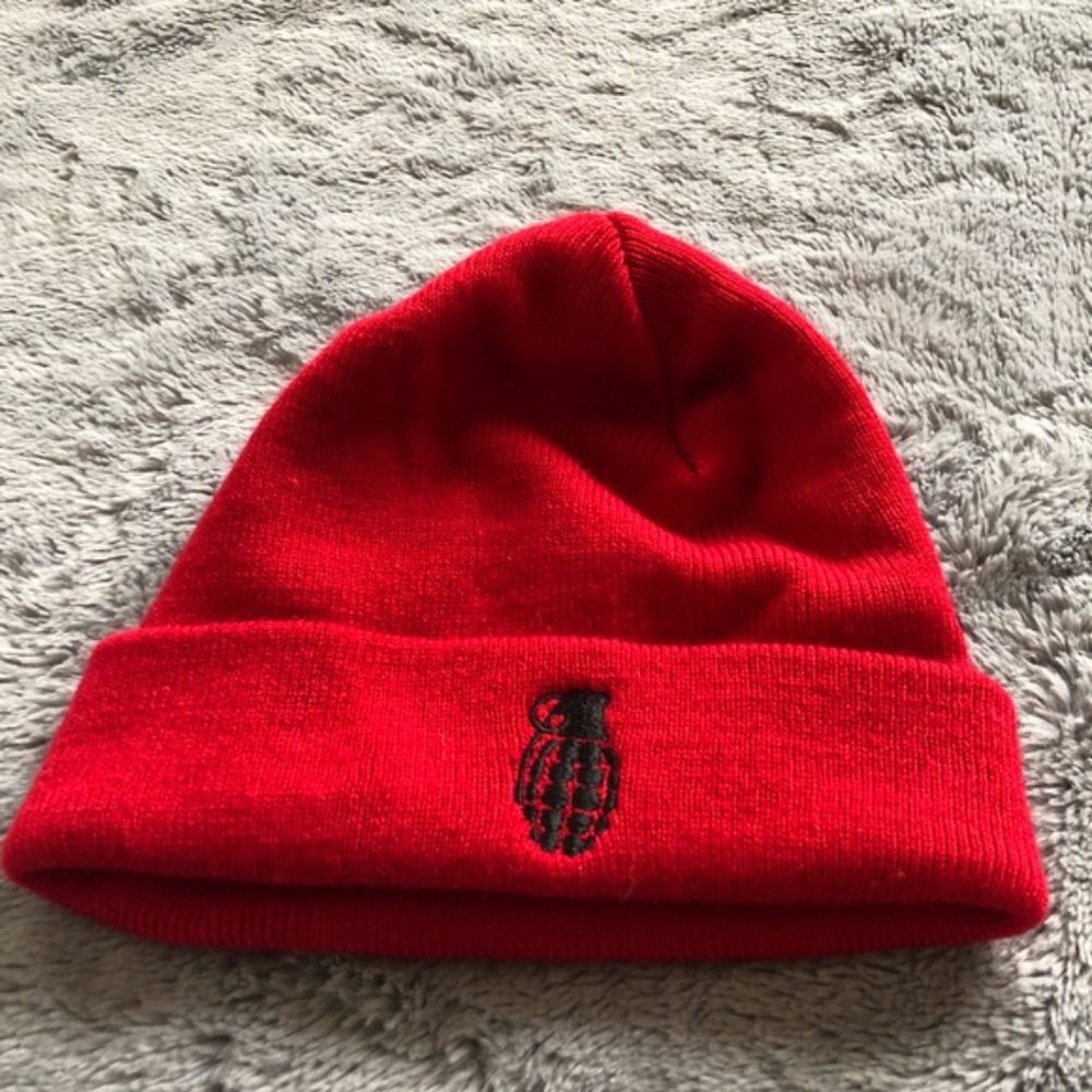 FINAL PRICE Red Grenade Beanie